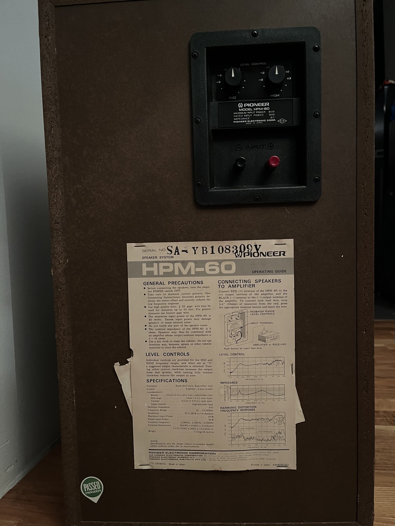 PIONEER - HPM60 - Image 5