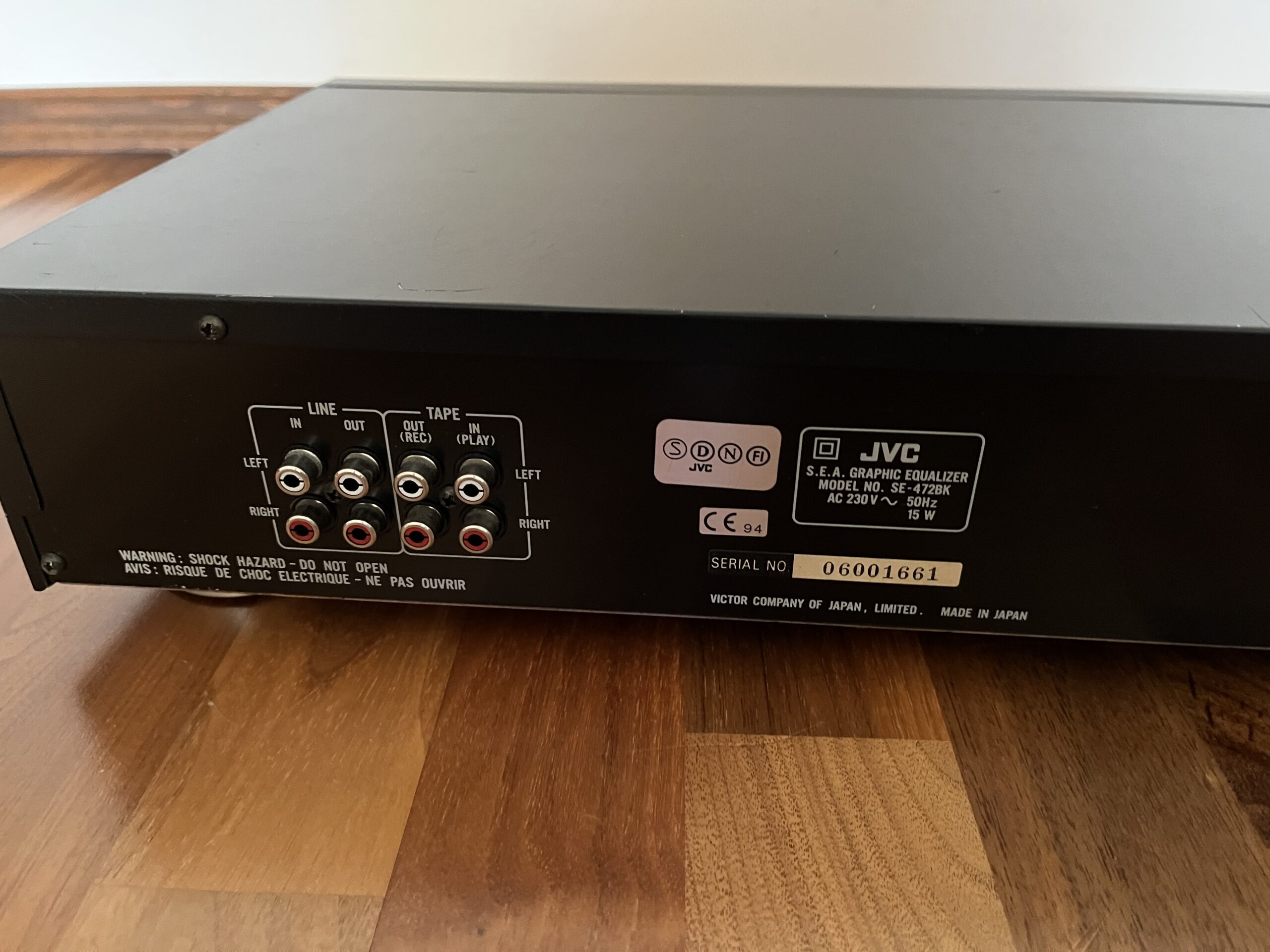 JVC - SE-472 / S.E.A. Graphic Equalizer - Image 6